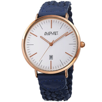 Đồng hồ nam August Steiner Quartz mặt trắng AS8293RGBU chính hãng