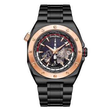 Đồng Hồ Nam Automatic Mặt Đen Swan & Edgar SE00971 chính hãng