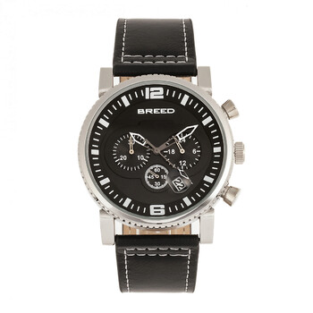Đồng hồ nam Breed Ryker Chronograph mặt đen 8202 chính hãng