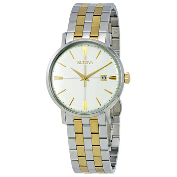Đồng hồ nam Bulova Classic mặt số kem 98B255 chính hãng