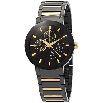 Đồng hồ Nam Bulova 98C124 Mặt Đen Hai Tông Màu chính hãng