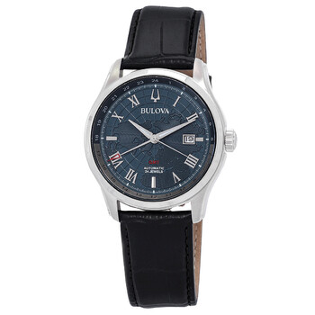 Đồng hồ nam Bulova Wilton GMT 96B385 mặt xanh chính hãng