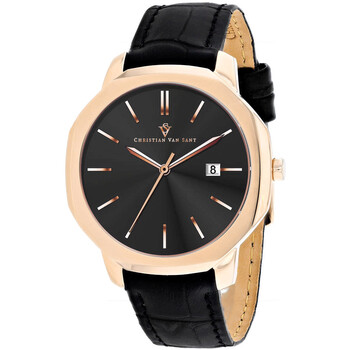 Đồng hồ nam Christian Van Sant Octavius CV0534 mặt đen chính hãng