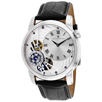 Đồng hồ nam Christian Van Sant CV1540 mặt số bạc tự động chính hãng