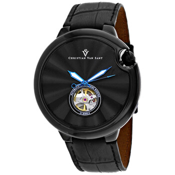 Đồng hồ nam Christian Van Sant Cyclone CV0145 mặt đen chính hãng
