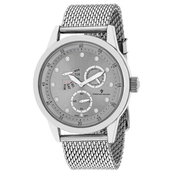 Đồng hồ nam Christian Van Sant Rio CV8710 mặt bạc chính hãng