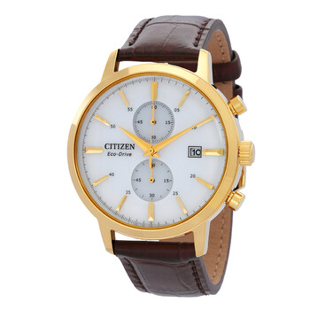 Đồng hồ nam Citizen Core Collection CA7062-15A mặt trắng chrono chính hãng