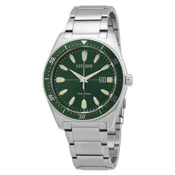 Đồng hồ nam Citizen Eco-Drive mặt xanh AW1598-70X chính hãng