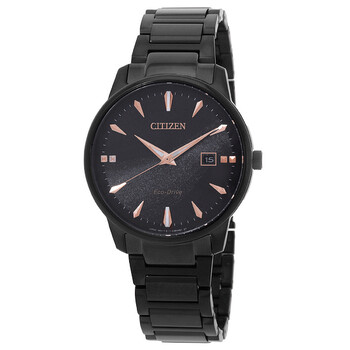 Đồng hồ nam Citizen Eco-Drive mặt đen BM7595-89E chính hãng