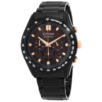 Đồng hồ nam Citizen Chronograph Eco-Drive mặt nâu CA4534-81X chính hãng