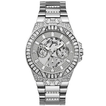 Đồng hồ nam đa chức năng Guess GW0516G1 mặt bạc chính hãng