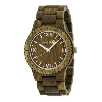 Đồng hồ nam Earth Wood Bighorn Olive ETHEW3504 chính hãng