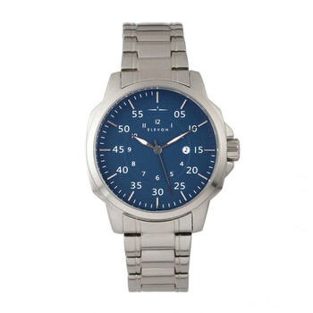 Đồng hồ nam Elevon Hughes mặt xanh ELE100-5 chính hãng