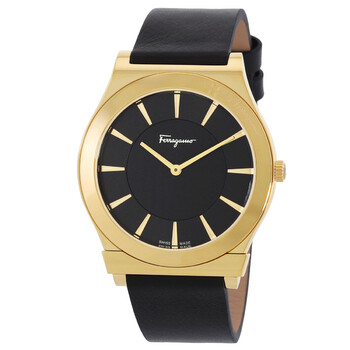 Đồng hồ nam Ferragamo 1898 Slim Quartz mặt đen SFPE00219 chính hãng