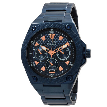 Đồng hồ nam Guess Legacy Quartz mặt xanh W1305G4 chính hãng