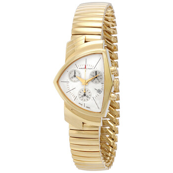 Đồng hồ nam Hamilton Ventura Chronograph H24422151 mặt bạc chính hãng