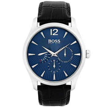 Đồng hồ nam Hugo Boss Time One Commander mặt xanh 1513489 chính hãng