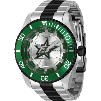 Đồng hồ nam Invicta 42249 Dallas Stars Quartz mặt bạc chính hãng