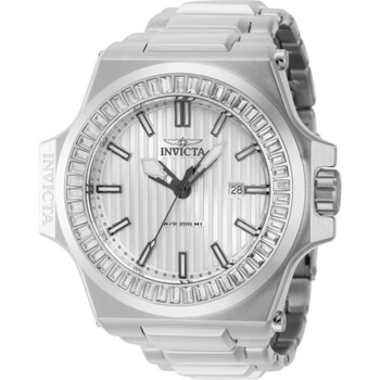 Đồng hồ nam Invicta Akula Quartz mặt số bạc 43381 chính hãng