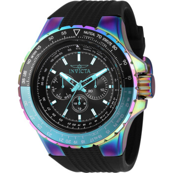 Đồng hồ nam Invicta Aviator GMT Quartz mặt đen 37033 chính hãng