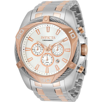 Đồng hồ nam Invicta Bolt Chronograph mặt bạc 34134 chính hãng