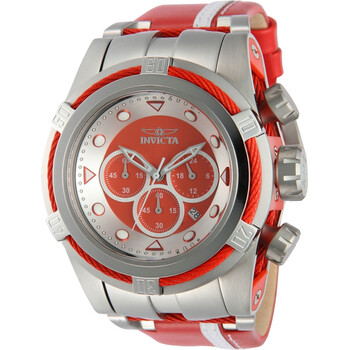 Đồng hồ nam Invicta Bolt GMT Chronograph đỏ bạc 43786 chính hãng