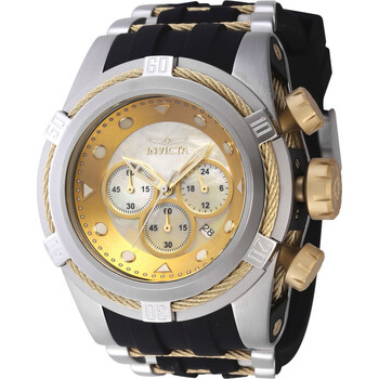 Đồng hồ nam Invicta Bolt GMT Chronograph mặt vàng 46468 chính hãng