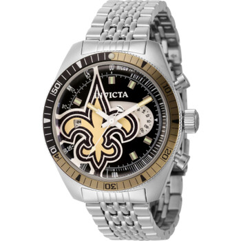 Đồng hồ nam Invicta NFL Quartz mặt đen 45017 chính hãng