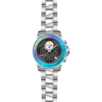 Đồng hồ nam Invicta NFL Pittsburgh Steelers 44982 mặt đen chính hãng