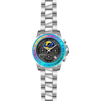 Đồng hồ nam Invicta NFL Rams Chronograph GMT mặt đen 44988 chính hãng
