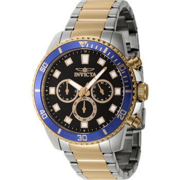 Đồng hồ nam Invicta Pro Diver Chronograph GMT mặt đen 46059 chính hãng