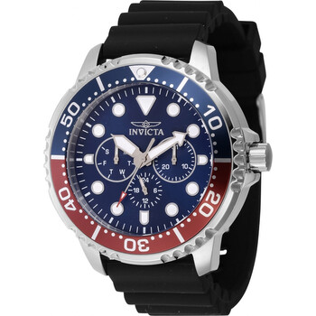 Đồng hồ nam Invicta Pro Diver GMT Date mặt xanh bezel Pepsi 47231 chính hãng