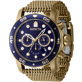 Đồng hồ nam Invicta Pro Diver Chronograph GMT 47239 mặt xanh chính hãng