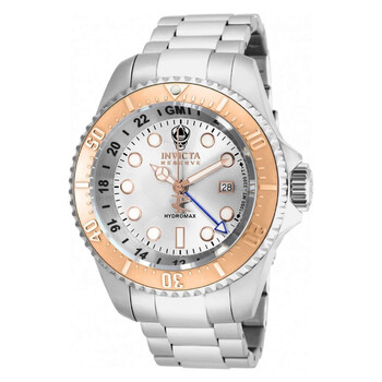 Đồng hồ nam Invicta Reserve mặt bạc dây thép không gỉ 16964 chính hãng
