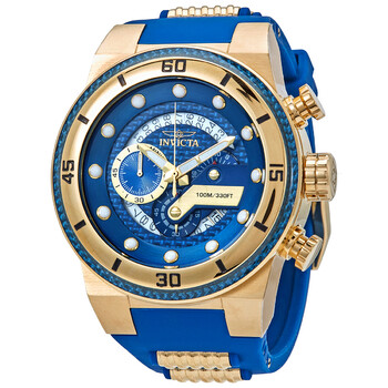 Đồng hồ nam Invicta S1 Rally Chronograph mặt xanh 24224 chính hãng