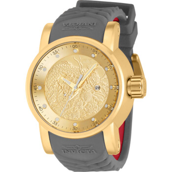 Đồng hồ Nam Invicta S1 Rally Date Dragon Quartz Mặt Vàng 41144 chính hãng