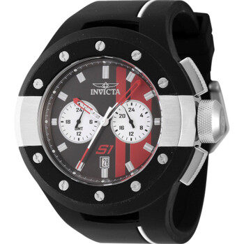 Đồng hồ nam Invicta S1 Rally GMT mặt đen 44357 chính hãng