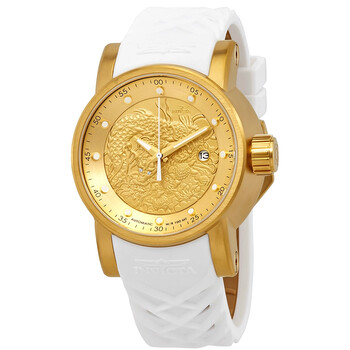 Đồng hồ nam Invicta S1 Rally mặt rồng vàng 19546 chính hãng
