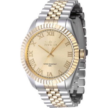 Đồng hồ nam Invicta Specialty Quartz mặt vàng 47404 chính hãng