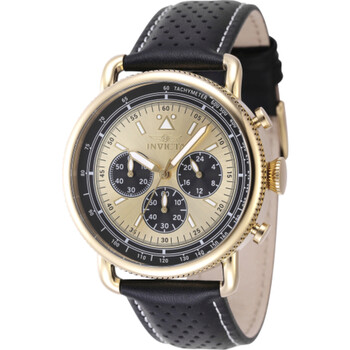Đồng hồ nam Invicta Speedway Zager Chronograph mặt vàng 47365 chính hãng