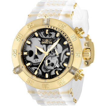 Đồng hồ Nam Invicta Subaqua Zager 37328 Black Dial Skull chính hãng