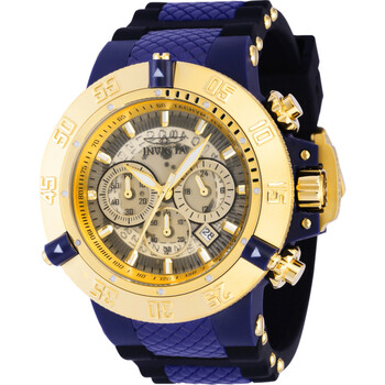 Đồng hồ nam Invicta Subaqua Chronograph vàng mặt ivory 39005 chính hãng