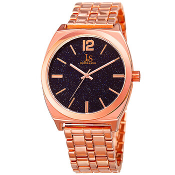 Đồng hồ nam Joshua And Sons Quartz mặt đá cát xanh navy JX122RG chính hãng