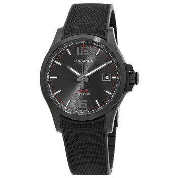 Đồng hồ nam Longines Conquest V.H.P. mặt đen L37262569 chính hãng