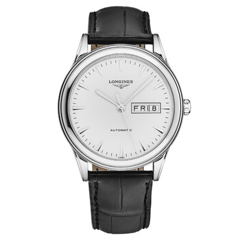 Đồng hồ nam Longines Flagship Automatic mặt trắng L48994122 chính hãng