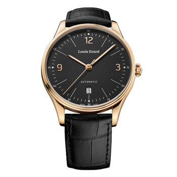 Đồng hồ nam Louis Erard Heritage Automatic mặt đen 69287PR12 chính hãng