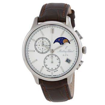 Đồng hồ nam Mathey-Tissot Edmond G10 Chronograph trắng H1886RCHAI chính hãng