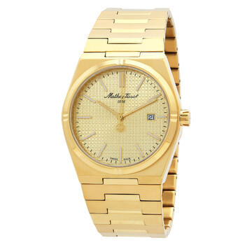 Đồng hồ Nam Mathey-Tissot H117PDI Mặt Vàng Quartz chính hãng
