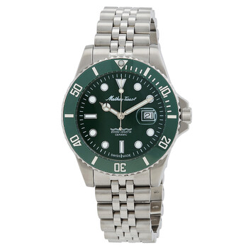 Đồng hồ nam Mathey-Tissot H901CRAV mặt xanh dây ceramic chính hãng