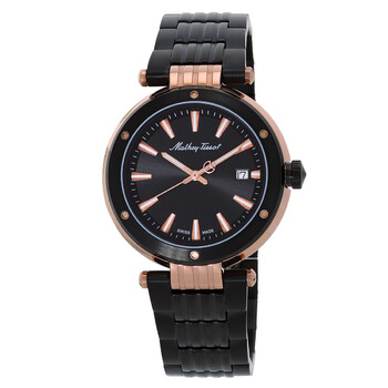 Đồng hồ nam Mathey-Tissot Neptune H912NR mặt đen chính hãng